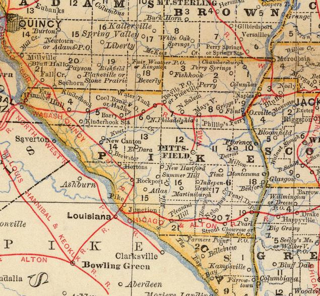 1879 map of Illinois