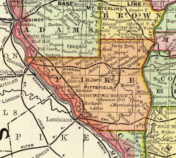 1897 map of Illinois