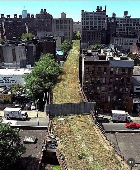 High Line ruins, NYC 1980s