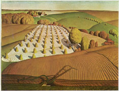 Grant Wood, Fall Plowing, 1931