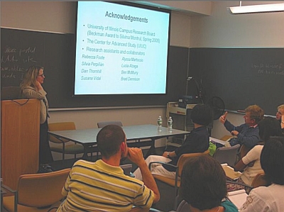 Photo of Lecture at The Second Heritage Language Summer Institute, Harvard University, June 2008