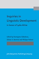 Photo of Inquiries in Linguistic Development 2006 book cover